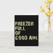 Carte Zer Full Of Good-aim Funny Vintage (Fleur jaune)