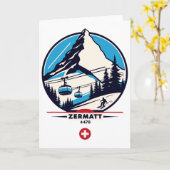 Carte Zermatt 4478 - Ski sur le Problemhorn (Fleur jaune)