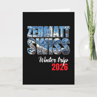 Carte Zermatt Switzerland Winter Trip 2026 Alps Ski Swis