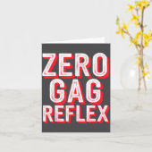 Carte Zéro Réflexe Nauséeux, Mème Drôle de Fête de Bache (Fleur jaune)