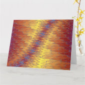 CARTE ZIG ZAG 1 (Fleur jaune)