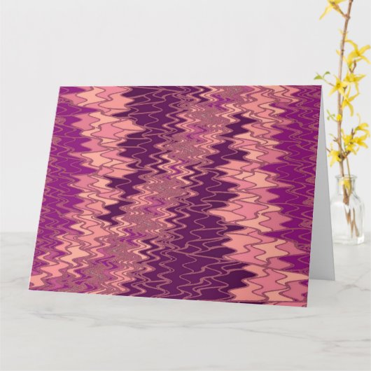 CARTE ZIG ZAG 14 (Fleur jaune)