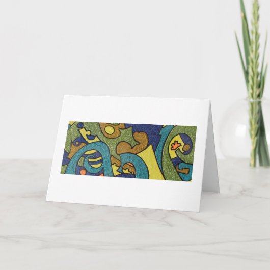 CARTE "ZIG ZAG 2" (Devant)