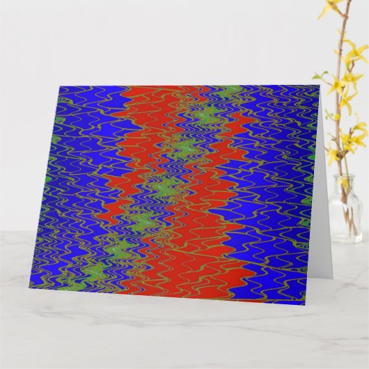 CARTE ZIG ZAG 7 (Fleur jaune)