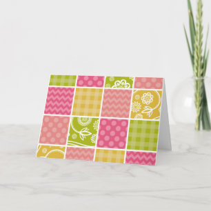 Carte Zigzag, Chevron, Pois, En vichy, Patchwork