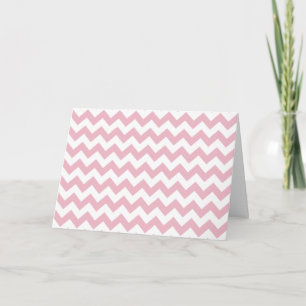 Carte Zigzag rose, Chevron rose, Motif géométrique