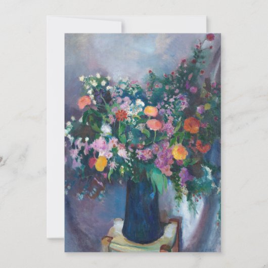 Carte Zinnias et Asters | Arthur Beecher Carles (Devant)
