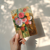 Carte Zinnias et Asters | Tadeusz Makowski