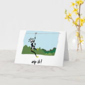 Carte "Zip It !" (Fleur jaune)