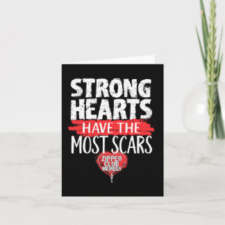 Carte Zipper Club Membre Open Heart Surgery Survivor