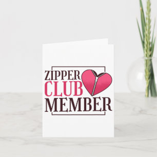 Carte Zipper Club Membre Sensibilisation aux maladies ca