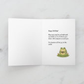 Carte Zochi Sipping Tea Personalizable (Intérieur)