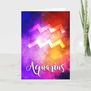 Carte Zodiac : bonbon Aquarius Space