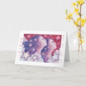 Carte Zodiac Gemini 'Joyeux anniversaire' frontière blan (Fleur jaune)