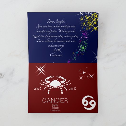 Carte Zodiaque (Intérieur)