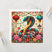 Carte zodiaque chinois (Devant/Arrière en situation)