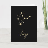 Carte Zodiaque de la constellation de la Virgo (Devant)