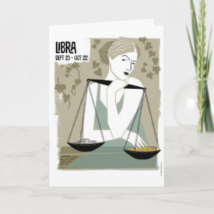 Carte Zodiaque de Libra The Scales