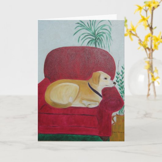 Carte Zoé (Fleur jaune)