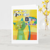 Carte Zombie Cat : Engager (Fleur jaune)