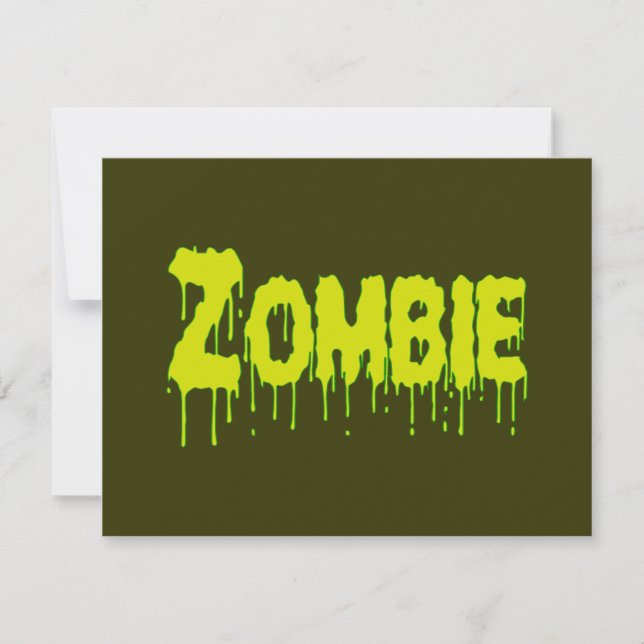 Carte Zombie Drip (Devant)