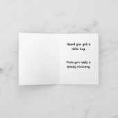 Carte Zombie Ghoul avec Bug Get-well Card (Intérieur)