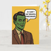Carte Zombie Tech IA PopCulture (Fleur jaune)