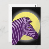 Carte Zombie Zebra (Devant / Derrière)