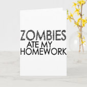 Carte Zombies à ma maison (Fleur jaune)