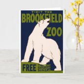 Carte Zoo de Brookfield (Fleur jaune)