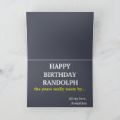 Carte Zoomy 60e anniversaire Funny Video Conference Call (Intérieur)