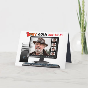 Carte Zoomy 60e anniversaire Funny Video Conference Call