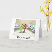 Carte Zorba Le Geek Funny Cadeaux & Objets de collection (Fleur jaune)