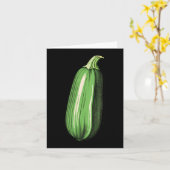 Carte Zucchini Lazy Easy Funny Matching Halloween Costum (Fleur jaune)
