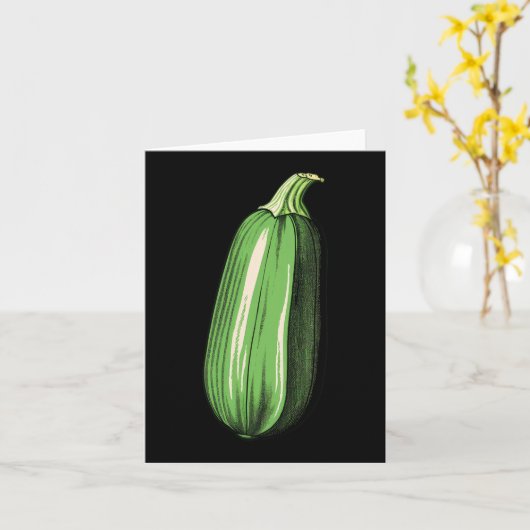 Carte Zucchini Lazy Easy Funny Matching Halloween Costum (Fleur jaune)