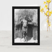 Carte Zulu Chef Afrique du Sud 1897 (Fleur jaune)