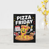 Carte Zza Friday Funny Food Quote For Zza Lovers And Foo (Fleur jaune)