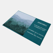 Cartel de Bienvenida Boda Rústica Deurmat (Schuin)