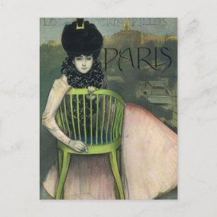 Cartel de los cigarrillos París Briefkaart