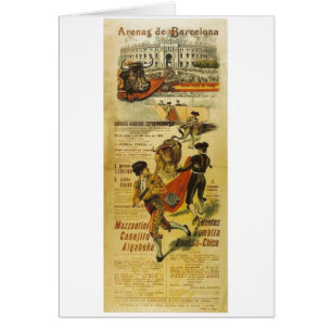 Cartel Toros Barcelone - tauromachie Matador