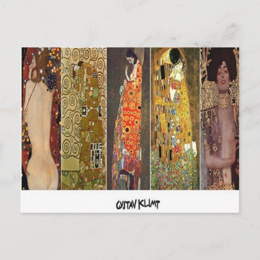 CartePostale Klimt Briefkaart (Voorkant)