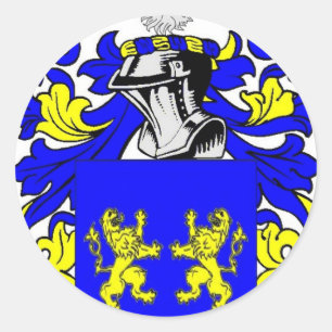 Carter Coat of Arms Ronde Sticker