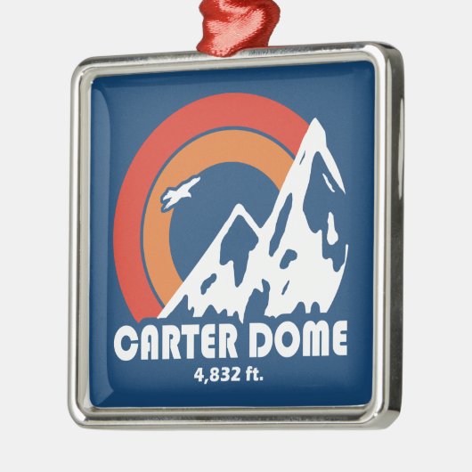 Carter Dome Sun Eagle Metalen Ornament (Links)