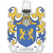 Carter Family Crest Sticker (Voorkant)