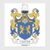 Carter Family Crest Sticker (Vel)