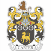 Carter Family Crest Sticker (Voorkant)