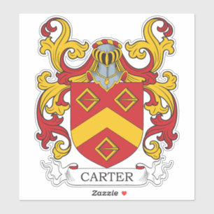 Carter Family Crest Sticker