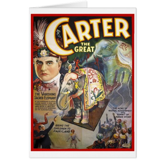 Carter la grande affiche vintage reconstituée de (Devant)
