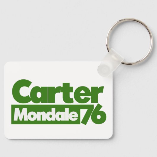 Carter Mondale 1976 Retro Politics Sleutelhanger (Voorkant)