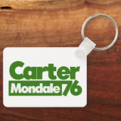 Carter Mondale 1976 Retro Politics Sleutelhanger (Voorkant)
